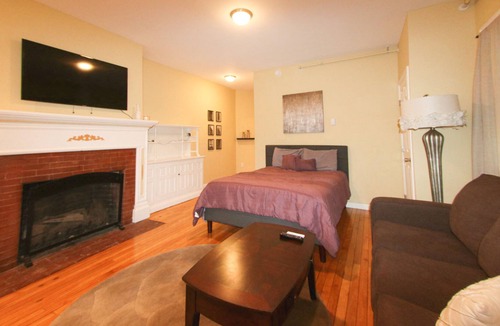 Plattsburgh Apartment | Downtown Plattsburgh Studio Suite | Sleeps 4!