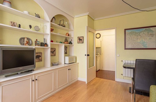 Hendaye Apartment | Downtown Studio with Parking, Elevator, and Easy Beach Access