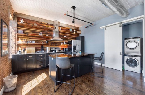 Perryville Apartment | Downtown Urban Loft above Restaurants