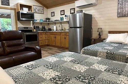 Bastrop House | Dream Glamping in Texas in this Cozy, Pet-Friendly Cabin in Bastrop