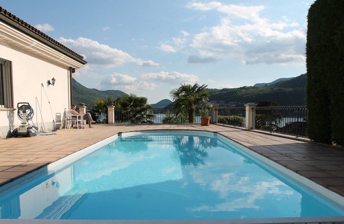 Morcote House | Dream villa with pool on Lake Lugano in Morcote