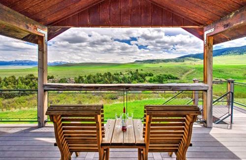 Shining Mountains Apartment | Dreamswest Ennis Studio with Deck and Stunning Views