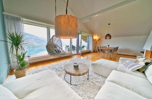 Krattigen Apartment | Dreamview Retreat - Breathtaking Lake Views