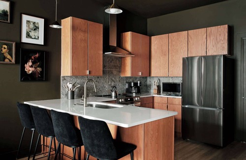 Talbot's Corner Condo | Dreamy Condo with Fireplace, Rooftop, Gym, Parking, Sleeps 5 w/King Bed, Sleeper Sofa, Hidden Bunk, Shared Rooftop and Gym, Free Dedicated Parking, Minutes to Broadway, Five Points & Grand Ole Opry, 24 Hr Hospitality