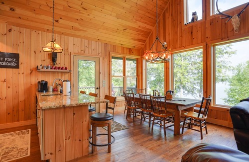 Tupper Lake House | DREAMY Lake Simond Waterfront Home