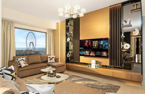 Jumeirah Beach Residence Apartment | Dubai Eye & Palm View #JBR Beach # ULTRA Luxurious 2 BHK