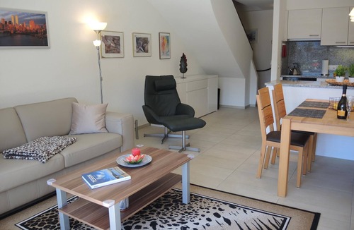Ascona Apartment | Duplex apartment in well maintained residence with pool and sunbathing area