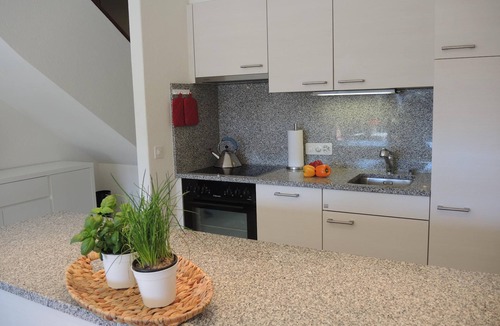 Ascona Apartment | Duplex apartment in well maintained residence with pool and sunbathing area