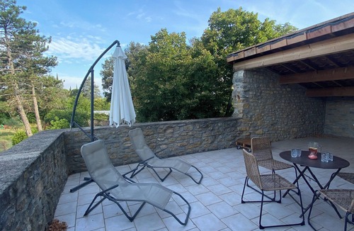 Grospierres Apartment | Duplex apartment with terrace 45m2 in bastide with enclosed garden 3-7 pers