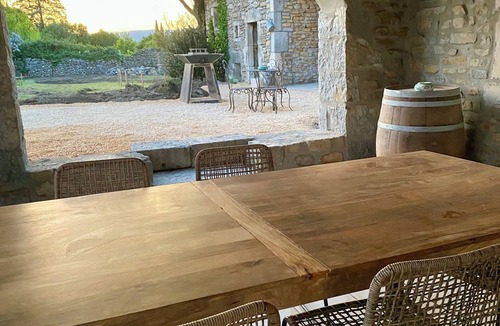 Grospierres Apartment | Duplex apartment with terrace 45m2 in bastide with enclosed garden 3-7 pers