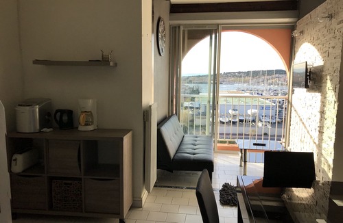 Cap d'Agde Apartment | Duplex cap d agde, swimming pool, pkg, harbor view, beach 100m