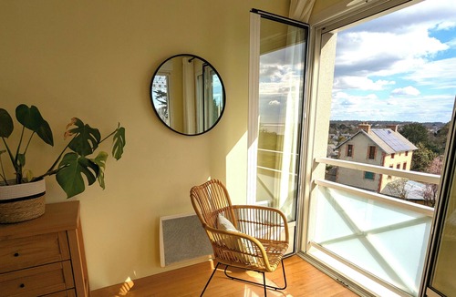 Carolles Apartment | Duplex de la Croix Paqueray ⭐ Sea view and beach access