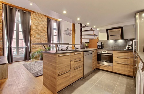 Arnaud Bernard Apartment | Duplex Hyper Center Place Capitole, Panoramic view.