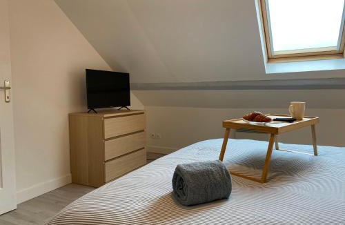Fort-Mahon-Plage Apartment | Duplex moderne à 700m de la plage Parking & WiFi