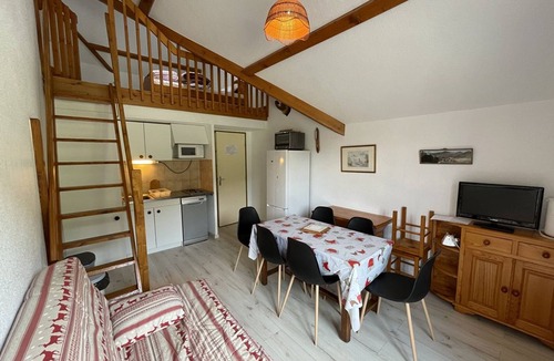 Laveissiere Apartment | Duplex studio, pets welcome - 4 guests facing slopes