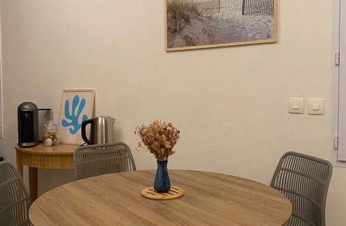 Ouistreham Apartment | Duplex with balcony and parking near the sea