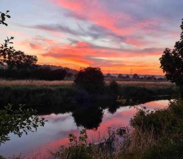 Five Oak Green House | Dutch Cruiser Ship on a Tranquil Secluded River