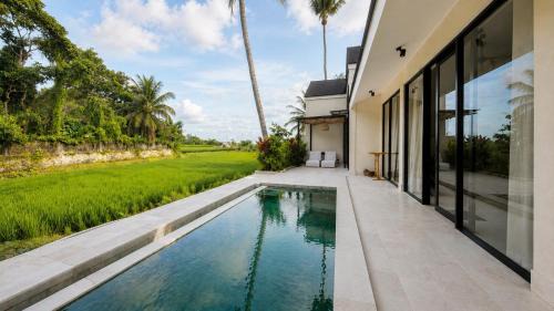 Pejeng Villa | Dzen Sari Villa Ubud - Rice Field View, Private pool and Stone Bath