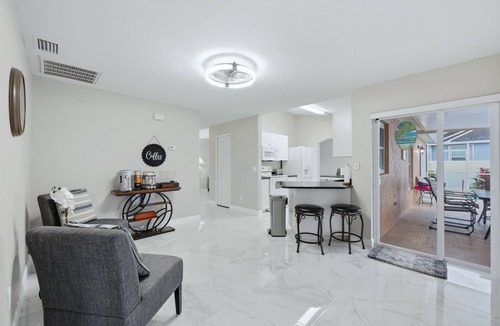 Gulf Cove House | Early Terrace Retreat with HEATED POOL 3BRs-2Baths