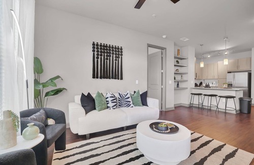 Loring Heights Apartment | Ebony Ivory Midtown King Bed