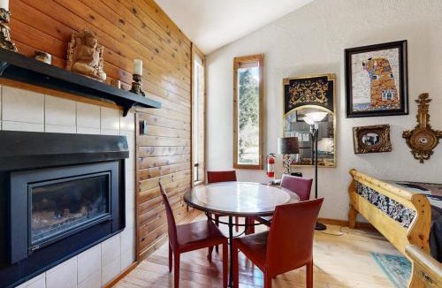 Kings Beach House | Eclectic second floor condo with loft balcony & gas fireplace - family friendly