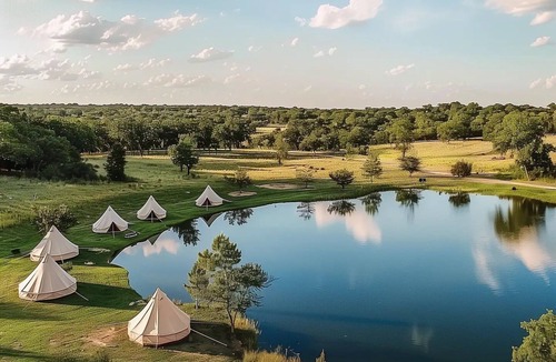 Leon Junction Apartment | [Eclipse Amenities Included]142 Acre Ranch Glamping Tent 6