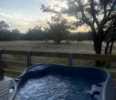 Paluxy House | Eco-Friendly Cabin with Private Hot Tub for a Relaxing Getaway near Dallas, Texas