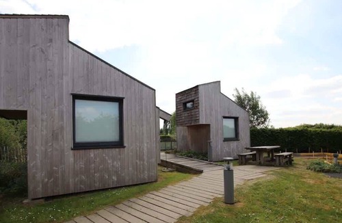 Mont-Bernanchon House | Ecolodge Cassiopée, terrasse, Mont Bernanchon