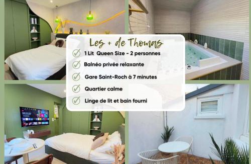 Saint-Honore - Jeanne d'Arc Apartment | Eden Bali - Spa Privé & Terrasse Romantique