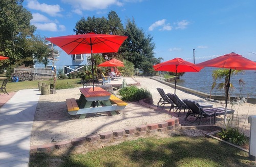 Hertford Apartment | Edgewater "The Landing" Coastal 3 bedroom Duplex. Private beach, Relax and enjoy