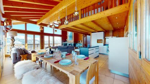 Veysonnaz Ski Chalet | Egg SAUNA & LUXURY chalet 16 pers by Alpvision Résidences