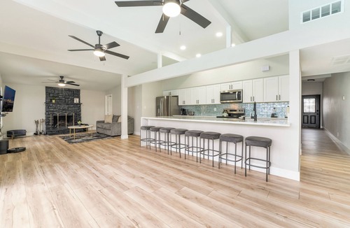Charleston Preservation House | Eichler Retreat: Mid-Century Poolside Paradise w/Cabana Bar & 4 Bedrooms!