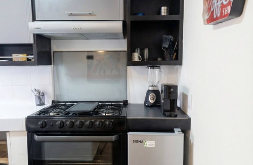 Del Carmen Apartment | El Alebrije Bedroom Apartment Coyoacán Full Kitchen & 65" TV