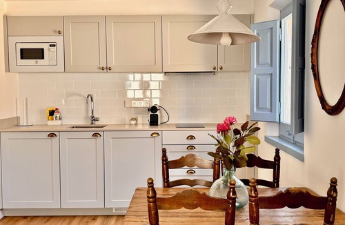 Ullastret Apartment | EL FORT DúLLASTRET. Apartment 4. Double room, sofa bed and balcony.