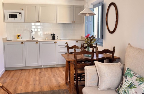 Ullastret Apartment | EL FORT DúLLASTRET. Apartment 4. Double room, sofa bed and balcony.