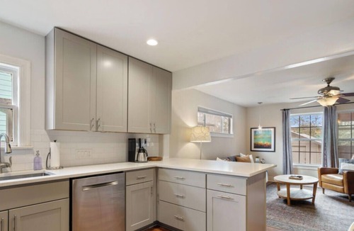 North Loop Apartment | Elegant Escape | Gourmet Kitchen + Outdoor Living