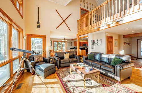 Swanton House | Elegant Escape w/Dock, Deck & Lakefront Bliss
