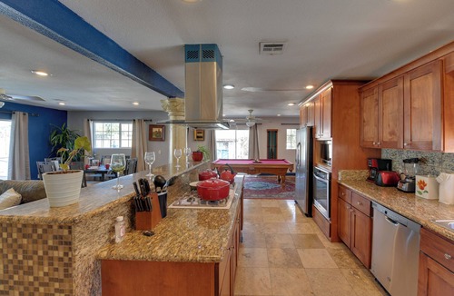 Glen Heather Estates House | Elegant Home w/Pool Table: 3 Mi to Vegas Strip!