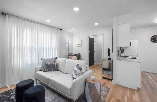 Brookline Station Apartment | Elegant Modern 2BR Escape with Secure Garage Parking