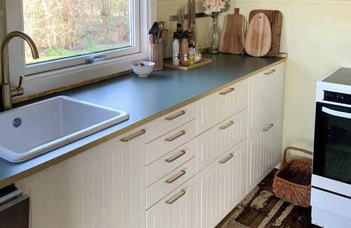 Allingabro House | Elegant pastels and panorama view to Lystrup Beach