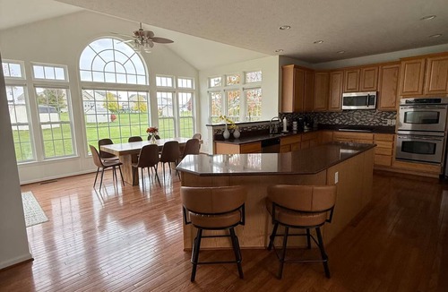 West Henrietta House | Elegant Retreat with Private Theater