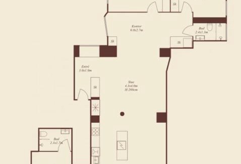 Copenhagen City Centre Apartment | Elegant Scandinavian Apartment for 8 Guests