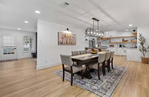 Plano House | Elegant Villa | Heated Pool Firepit 3.5 Baths