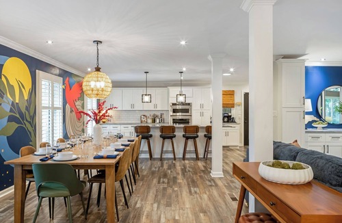 Raleigh House | Elevated Escape: Made to Gather. Spa. Game Lounge