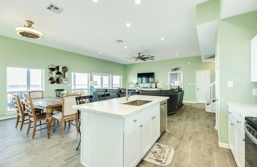 Miramar House | Elevator, 2 Decks, Gulf Views all Bedrooms & More - Private Beachfront Home