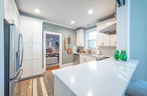 Charlotte House | Elizabeth Bungalow, Fenced Yard, Fireplaces, Grill