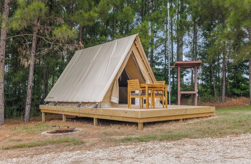 Onalaska RV Rental | Embrace a Cozy A-Frame Getaway On Lake Livingston