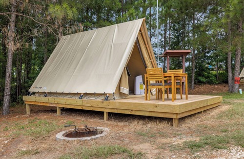Onalaska RV Rental | Embrace a Cozy A-Frame Getaway On Lake Livingston