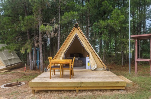 Onalaska RV Rental | Embrace a Cozy A-Frame Getaway On Lake Livingston