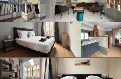 Arromanches-les-Bains House | Embruns maison spacieuse rénovée 5 ch 3 sdb 2 WC belle terrasse aménagée barbecue à 250 m de la plage en plein centre d' Arromanches au coeur des plages du débarquement, proximité de Bayeux